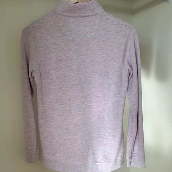 Peter Millar Light Purple Quarter-Zip Pullover size small - Picture 5 of 6